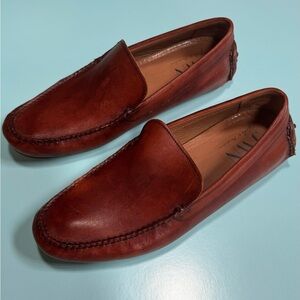 JWN Driving Mocs. John W Nordstrom. Brown leather